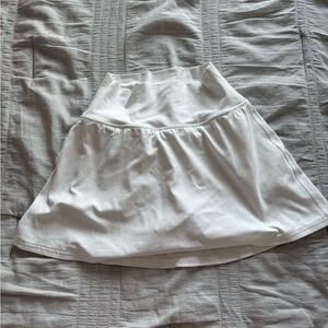 Lululemon White High Rise Align Skirt